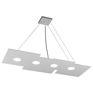 Toplight plate lampadario per cucina grigio design