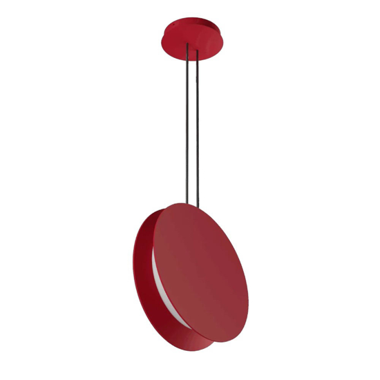 Linea light yo-yo lampada a sospensione rossa led 3000k moderna