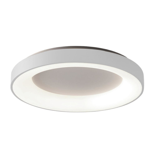 Vivida inner-r 80 plafoniera bianca rotonda led 80w 3000k 4000k dimmerabile