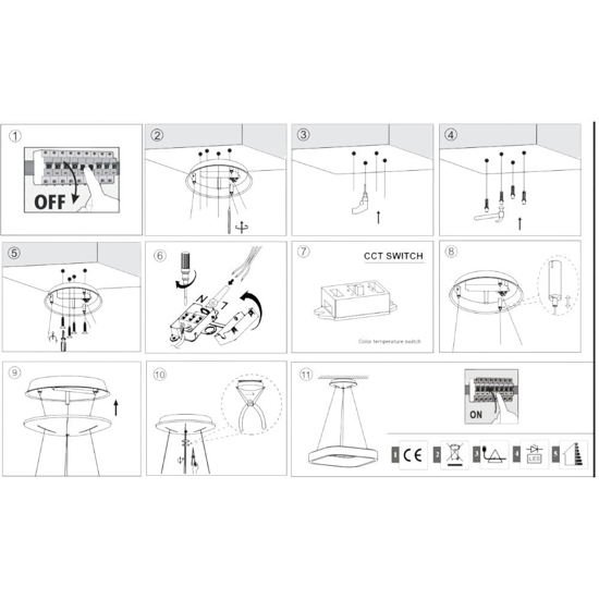 Lampadario inner-s 80 sabbia a sospensione led 80w 3000k 4000k dimmerabile vivida