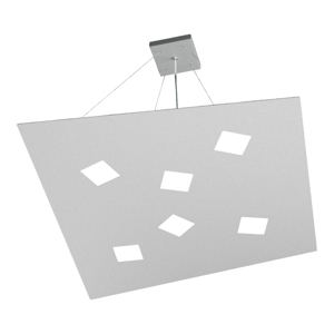 Toplight note grigio lampadario moderno per soggiorno