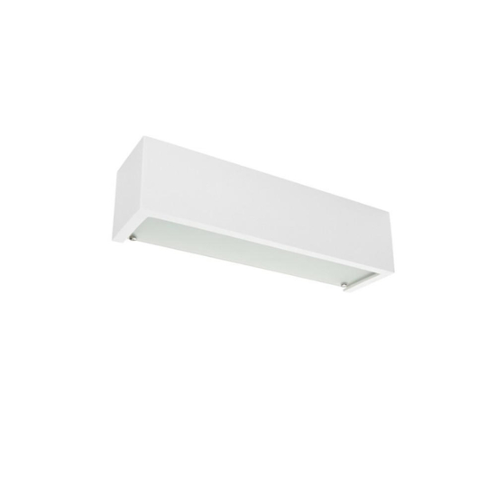 Gypsum_w3 linea light applique in gesso bi emissione led 3000k