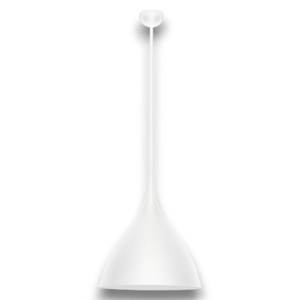 Lampadario topia per cucina moderna cupola metallo bianco