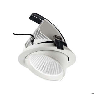 Gea luce chandra faretto led incasso 20w 4000k orientabile bianco