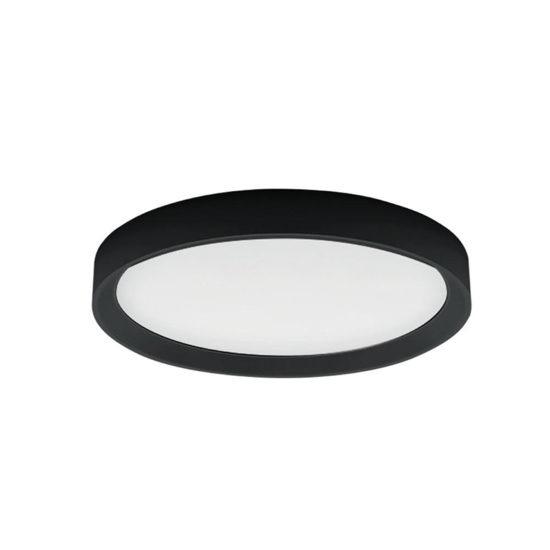 Linea light tara plafoniera led 3000k nera 50cm ip40