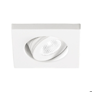 Faretto led incasso orientabile 3w 4000k bianco gea luce elara