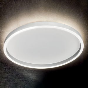 Gea luce aela bianco plafoniera led 72w 3000k 4000k rotonda