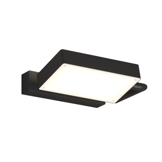 Applique da parete moderna nera led 19w 3000k 4000k toplight