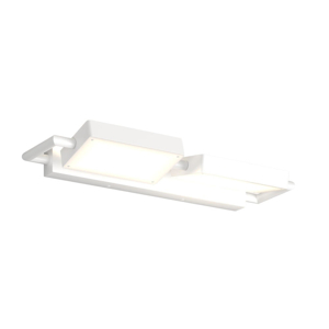 Toplight applique bianca 2 luci led 38w 3000k 4000k orientabile