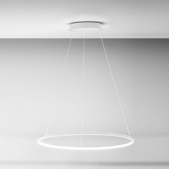 Erika s-p bianco gea luce lampadario cerchio led 38w 3000k