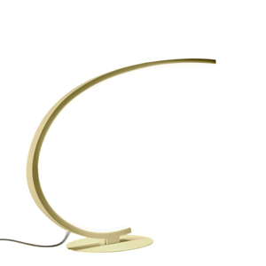 Lampada da scrivania design moderna oro led 12w 3000k iole gea luce