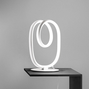 Lampada abat-jour diva bianco gea luce design moderna