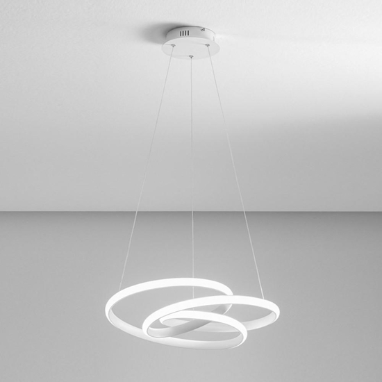 Lampadario diva sg gea luce bianco moderno led 47w 3000k