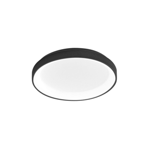 Krizia p-p led 30w 3000k plafoniera moderna tona nera gea luce