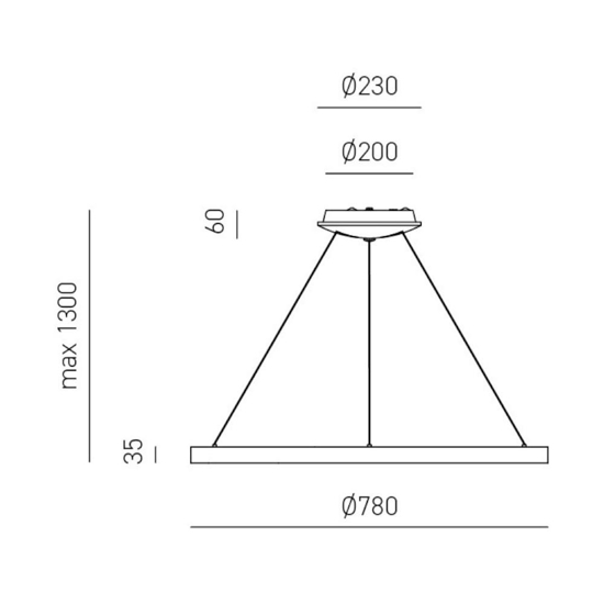 Lampadario moderno krizia sg bianco gea luce led 60w 3000k