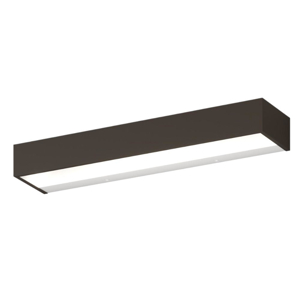 Applique moderna rettangolare marrone led 18w 3000k 4000k