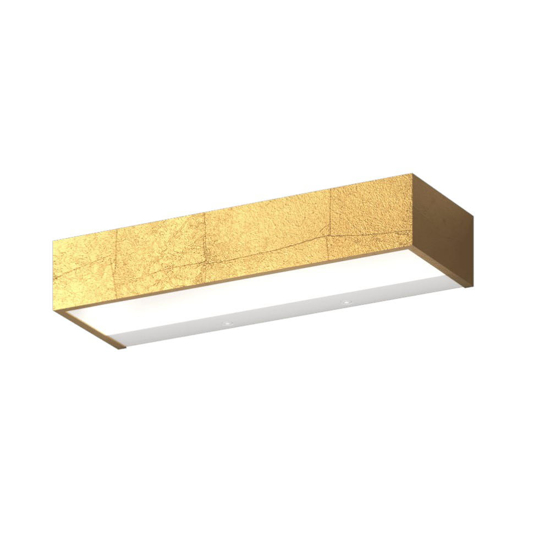 Applique moderna foglia oro 12w 3000k 4000k top light bios