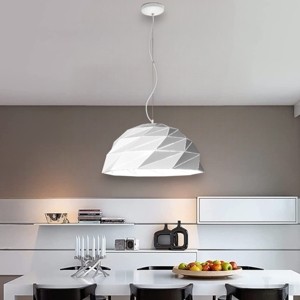 Lampadario tilt perenz illuminazione per cucina moderna cupola design bianca