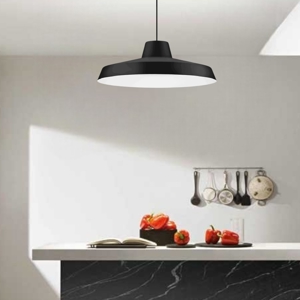 Lampadario da cucina nero miguel linea light led 3000k