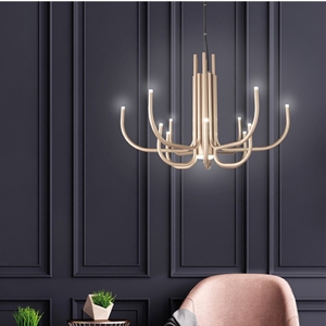 Ondaluce lampadario moderno so nouveau led oro