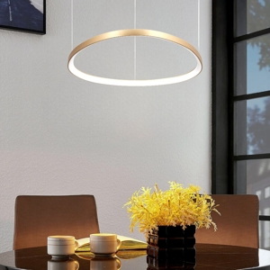 Lampadario gemini d061 dali push ideal lux led 48w 3000k ottone