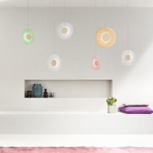 Ondaluce so candy rg6 lampadario led design moderno per soggiorno