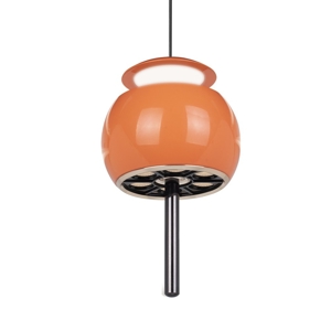 Lampada a sospensione arancione moderna led 12w 3000k