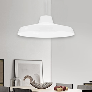 Lampadario moderni led 3000k linea light miguel bianco