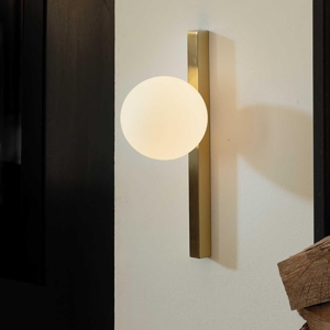 Binomio ap1 ideal lux applique oro ottone da parete moderna