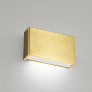 Applique box w1 oro mono emissione led 6w 3000k linea light