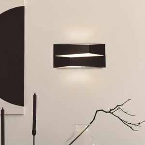 Applique nero design moderno led 14w 3000k