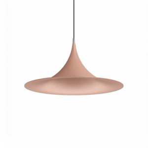 Lampadario moderno morgana linea light e27 rosa pesca