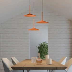 Lampadario per soggiorno poe p3 terracotta linea light led 19w 3000k