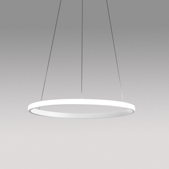 Lampadario iole s1 bianco gea luce cerchio led 28w 3000k