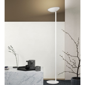 Piantana moderna grigio parabola orientabile top light