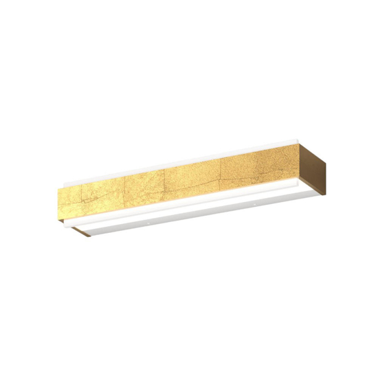 Applique da parete foglia oro bios 18w 3000k 4000k top light