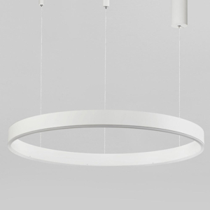 Lampadario cerchio bianco 80cm led 50w 2700k a 6000k dimmerabile