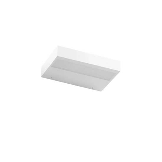 Regolo linea light applique led 26w 3000k da parete bianca 23cm