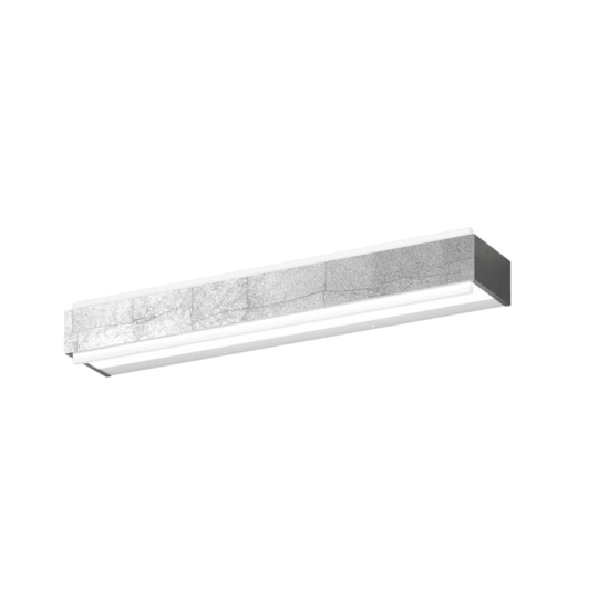 Applique moderna foglia argento top light bios led 24w