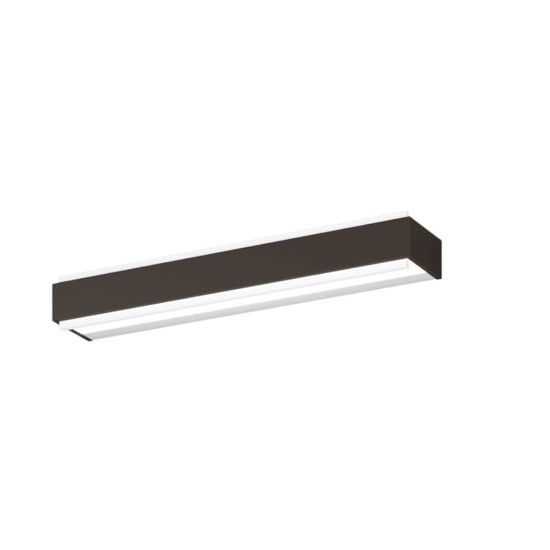 Grande applique da parete moderna bios marrone top light