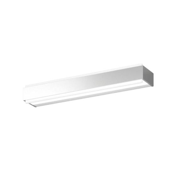 Applique moderna bios argento rettangolare led 3000k 400k top light