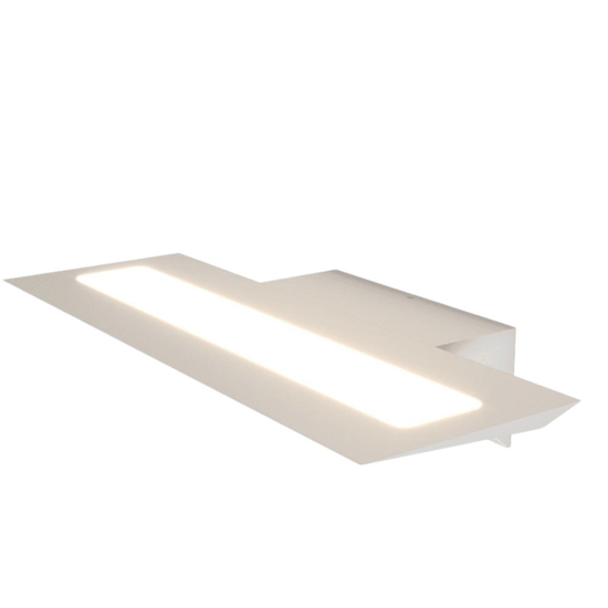 Applique da parete top light tera bianco led 24w 3000k 4000k