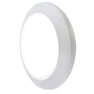 Plafoniera da esterno rotonda bianca anti corrosione top light verona