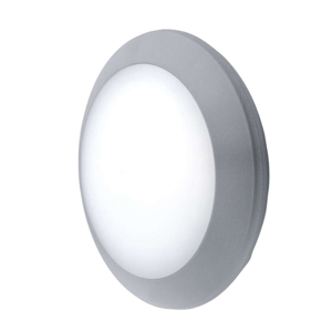 Plafoniera rotonda da esterno top light verona grigia