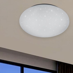 Plafoniera moderna per bagno led 4000k ip44 effetto stelle