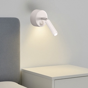 Isyluce applique da comodino bianco luce orientabile