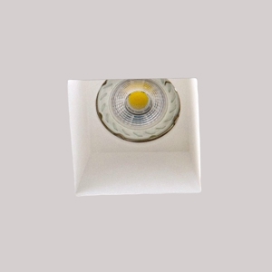 Isyluce faretto quadrato di gesso da incasso a soffitto