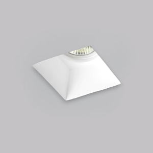 Faretto di gesso quadrato da incasso per controsoffitto