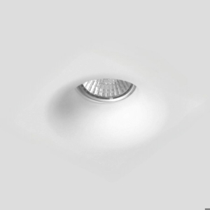 Faretto in gesso rotondo da incasso per controsoffitto