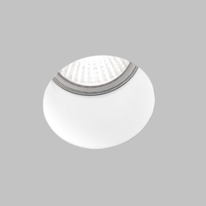 Faretto di gesso rotondo da incasso per controsoffitto
